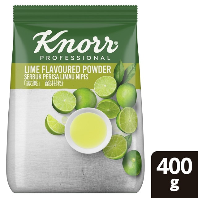 Knorr Lime Flavoured Powder 400G - Knorr Lime Powder delivers refreshing and real taste of fresh lime in every spoonful. 