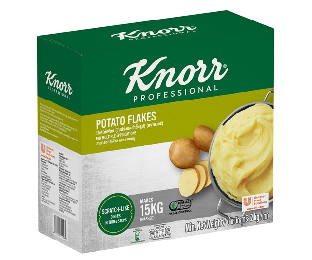 Knorr Potato Flakes 2KG - Knorr Potato Flakes is an easy to use product that gives you consistently great tasting mashed potatoes every time.