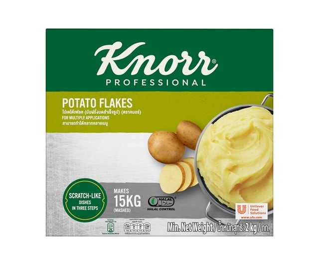 Knorr Empingan Kentang 2KG - Empingan Kentang Knorr mudah untuk digunakan dan menghasilkan kentang lecek yang enak setiap kali.