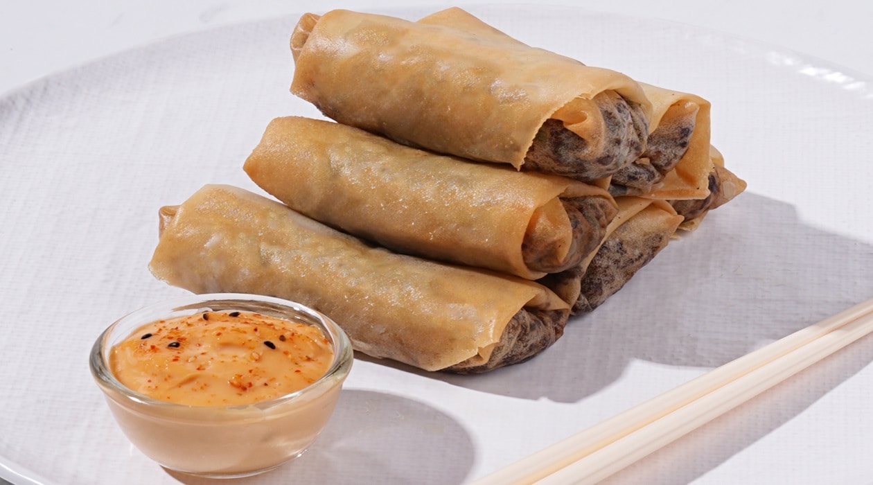 Cheeseburger Popiah Rolls with Special Dip – - Recipe